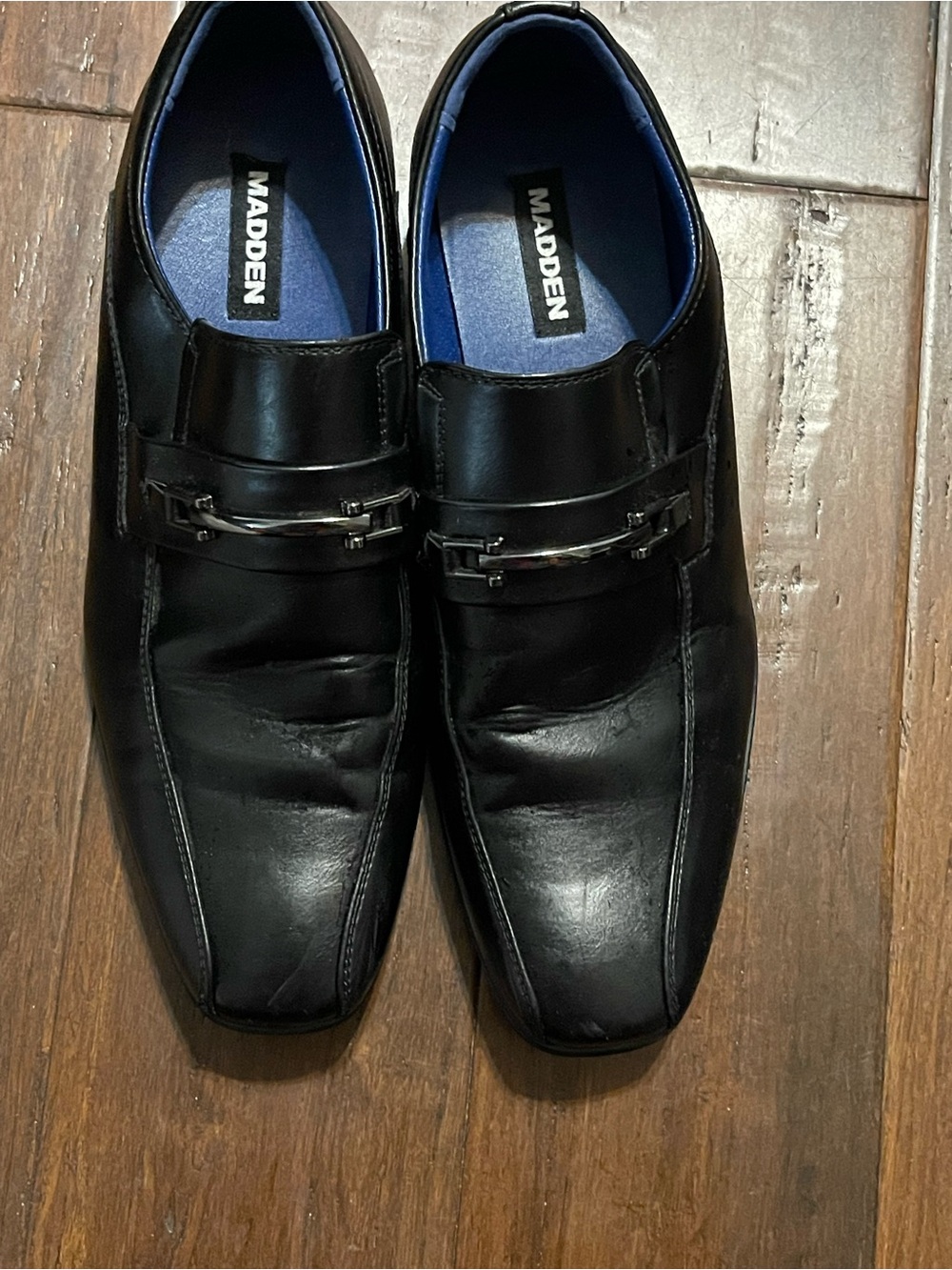 Steve Madden Men's Loafer Dress Shoe Slip Black Size 11
